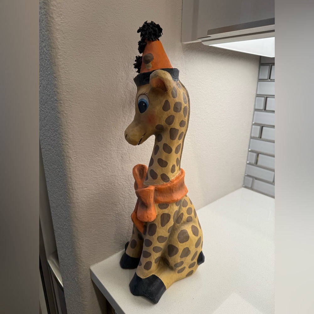 Vintage-Inspired Bethany Lowe Halloween Gerry Giraffe RARE - Picture 3 of 13